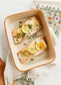 Easy Baked Lemon Dill Salmon